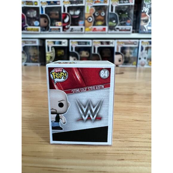 RARE CHASE BITTY Stone Cold Steve Austin Funko Pop #84 WWE World Wrestling Sport - Picture 3 of 6